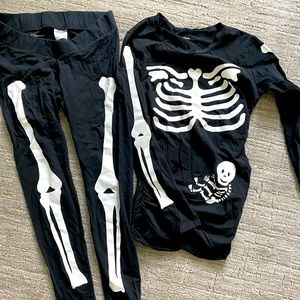 Maternity Halloween Leggings/Shirt